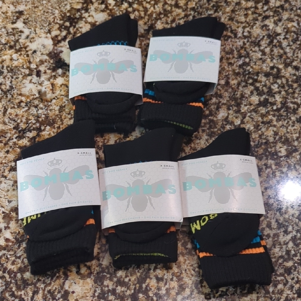 Youth XS Bombas Lot 5 Tall
